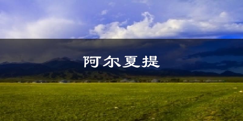 阿尔夏提今日天气